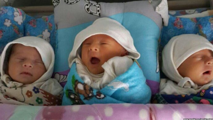 В Узбекистане новорожденную тройню назвали в честь президента Республики Шавката Мирзиёева