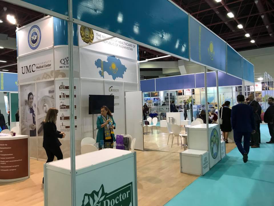 Впервые медорганизации Казахстана представляют страновую экспозицию на Всемирной выставке по медицинскому туризму