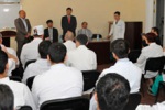 Делегация врачей клиники "Хвасун" при Национальном университете Чоннам (г. Кванджу, Республика Корея) посетили 24 мая Ташкентский городской онкологический диспансер.